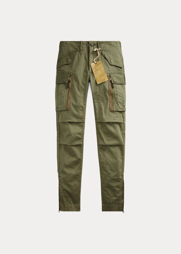 Ralph Lauren Stretch Skinny Cargo Bukser Dame Danmark (GJLSK4359)